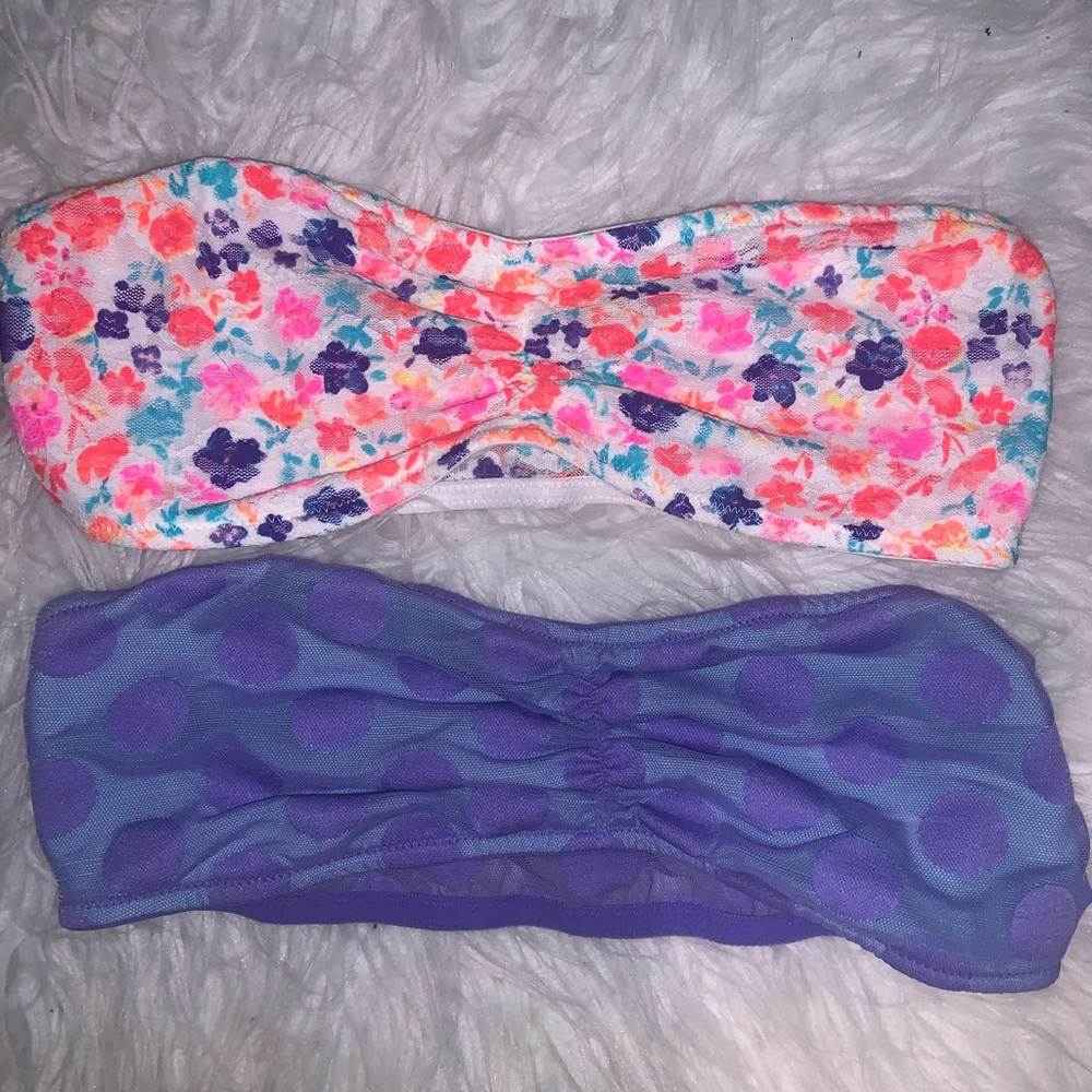 PINK by VS bundle of 2 bandeaus